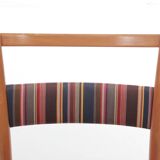 Set of 4 Scandinavian chairs by Yngve Ekstrom, Paul Smith fabric