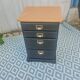 Commode chiffonnier patine noire