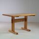 Table of solid pine arcs with extension, France 1970