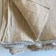 Raw hemp tablecloth 19th trousseau reserve 2m x 2m