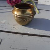 Brass pot cover