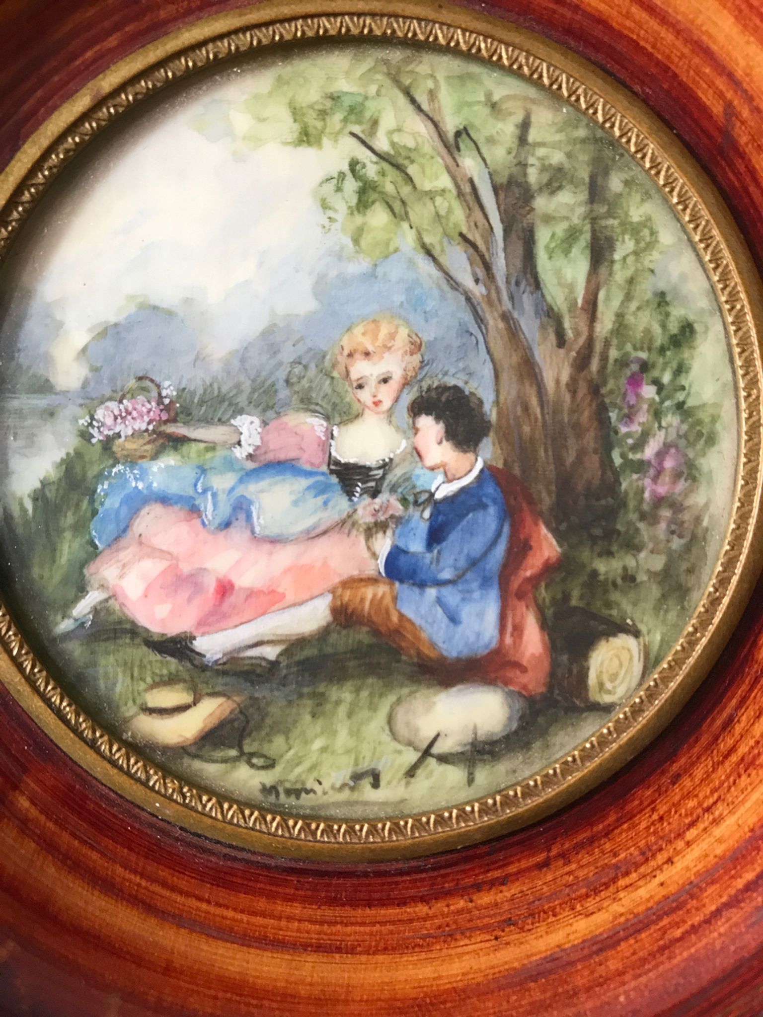 Galante du XVIII eme siècle