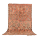Peach Vintage Moroccan Rug 180 x 305 cm, Berber Wool Rug, Handmade Boho Rug