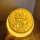 Touch lamp, Clichy glass, creamy yellow