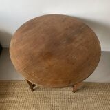 Old round side table