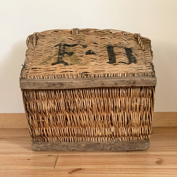 Panière vintage en osier