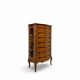Wooden bedroom suite with inlays in mid-century Italian style, by Pacifici Prete, Rome.