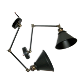 Paire d'appliques industrielles