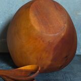 Teak bowl and its matching salad cutlery