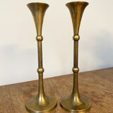 Brass candlesticks