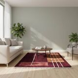 Traditional handmade pure wool Berber rug size 150x250cm