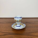 Henriot egg cup, Quimper France, hand painted