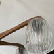 Scandinavian teak chandelier from the 60s and 70s