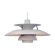 Danish PH5 pendant in white by Poul Henningsen for Louis Poulsen, 1970s
