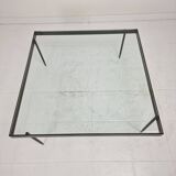 Janni Van Pelt "G4A" Coffee Table in Steel and Glass, Netherlands 1958