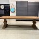 Solid chene table 300 x 100 cm