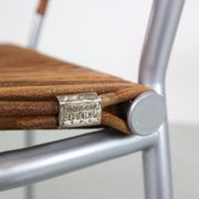Set of 2 leather Mis B2 RVS armchairs by Tito Agnoli  for Pierantonio Bonacina