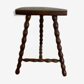 Tabouret tripode vacher