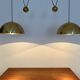 Large Adjustable Double Posa44 Brass Pendant Lamp by Florian Schulz