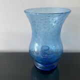 Lavender Blue Glass Tealight Holder
