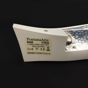 Pair of Italian wall lights Fontana Arte Yves white 2008