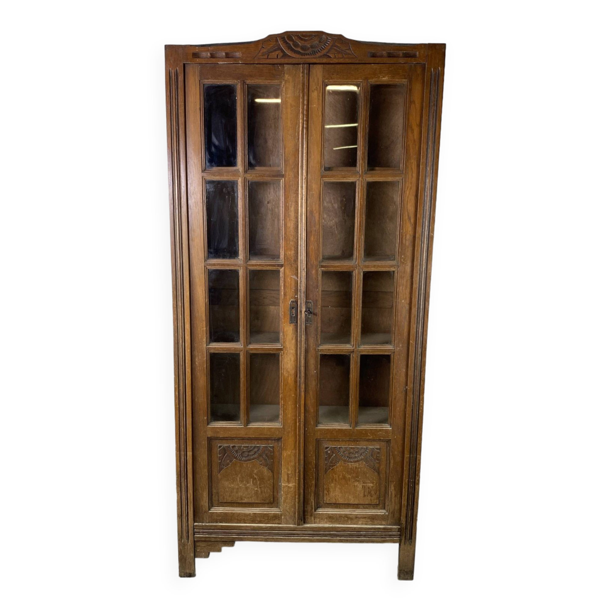 Art-Deco glass cabinet