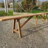 Solid wood farm bench 248 cm