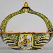 Earthenware basket, Manufacture Henriot Quimper – Mid-twentieth century