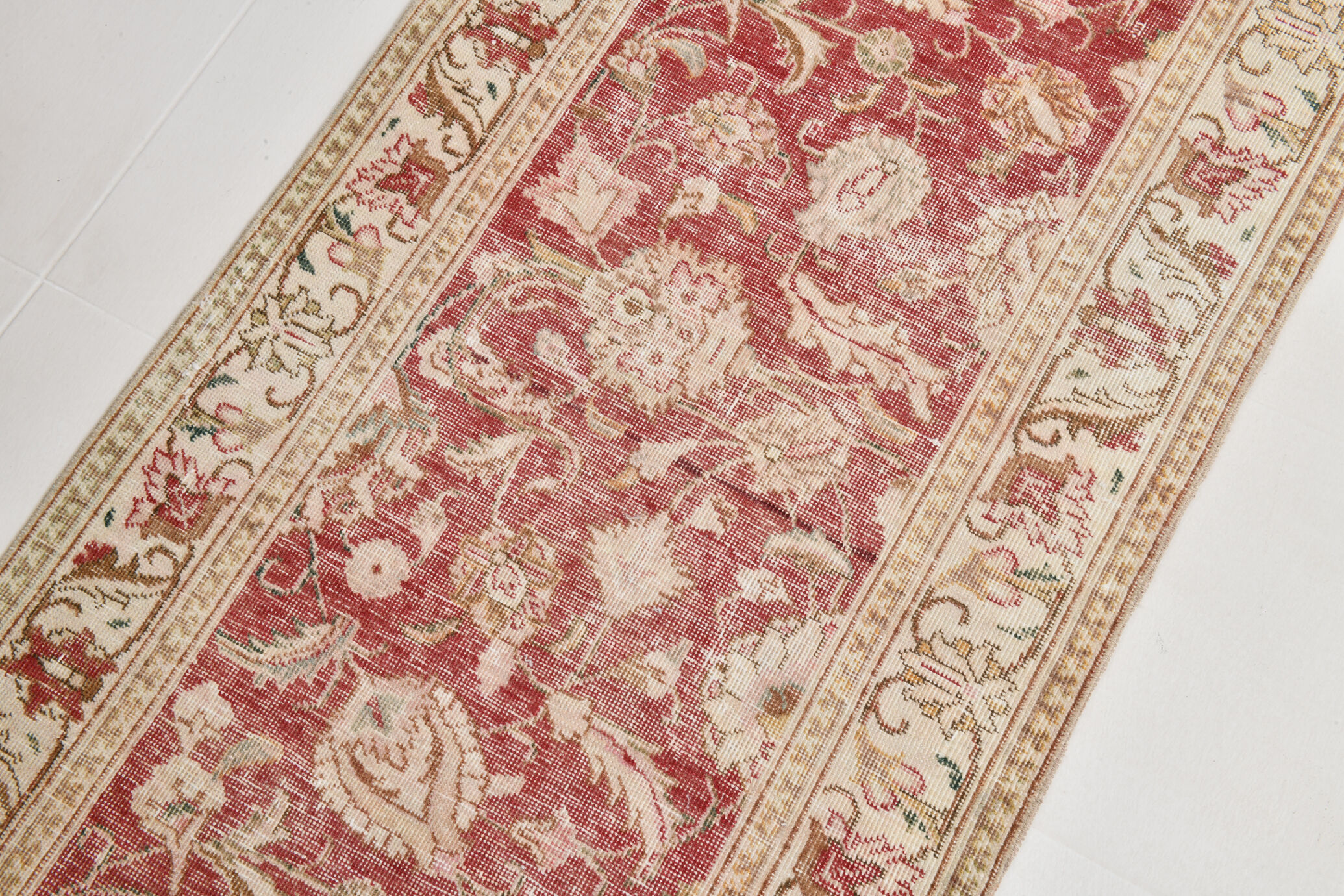 Tapis ancien 60s persan runner, 82x376cm