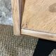 Vintage Chest of Drawers 50's Light Oak Compass Feet 4 Drawers Restyled