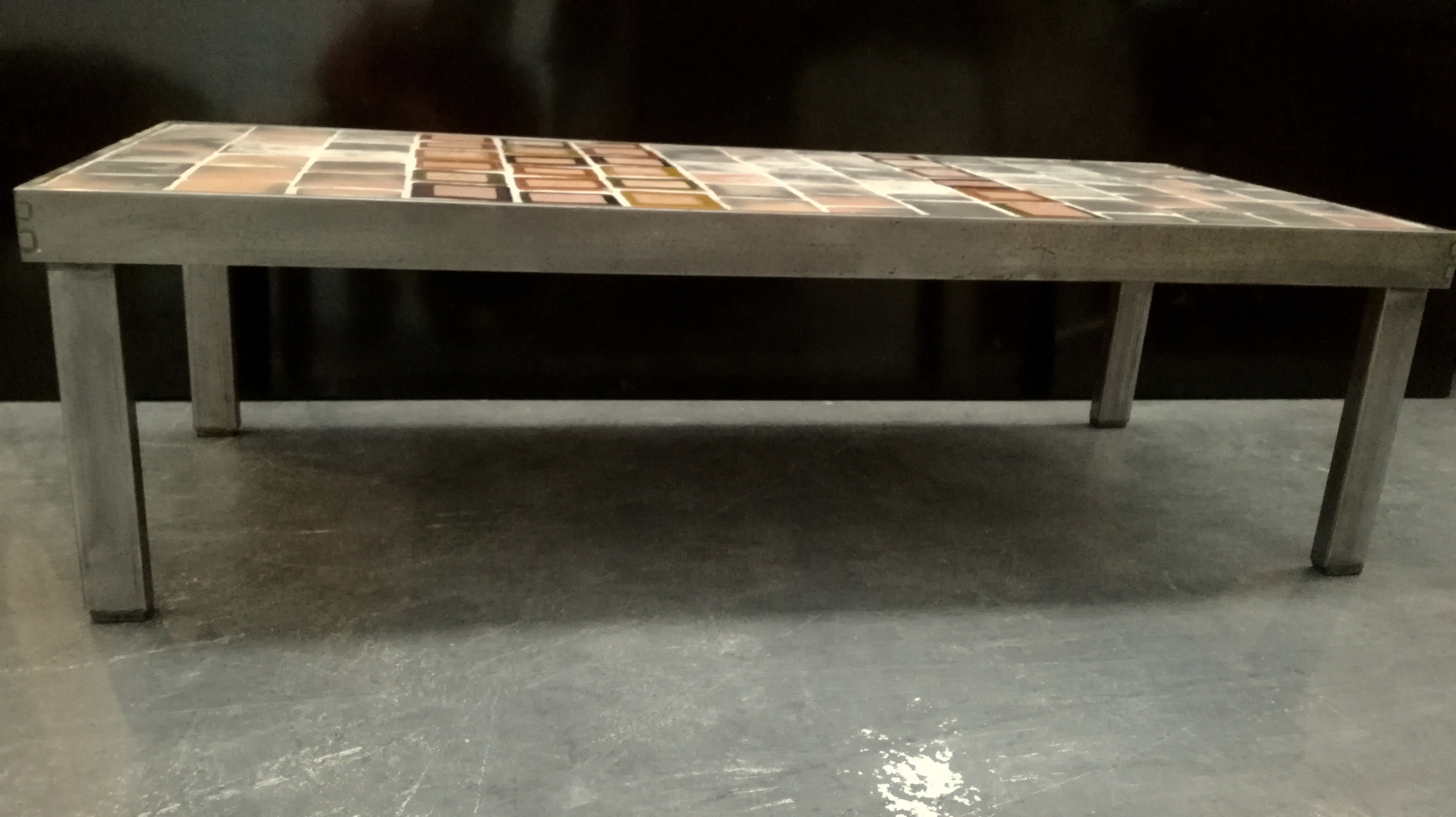 1950 Roger Capron ceramic coffee table