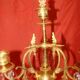 pair of bronze candelabra with 4 candle holders from the late 19th century