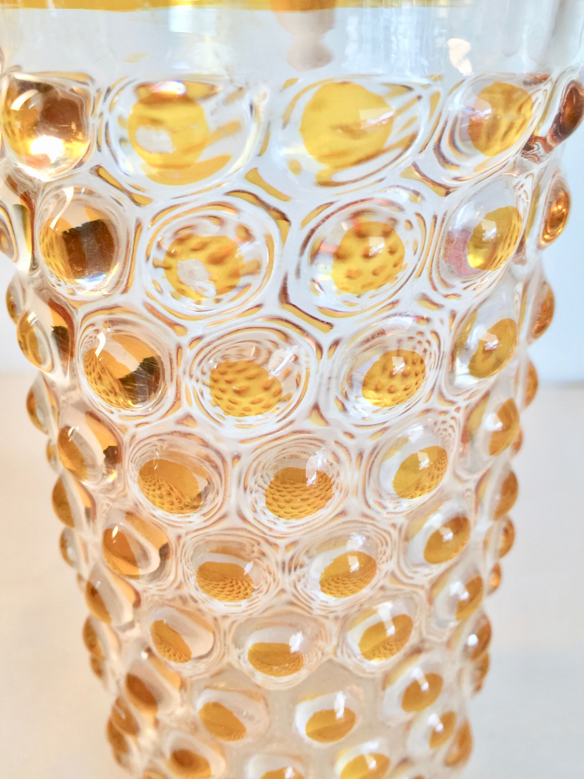 70s blown glass vase