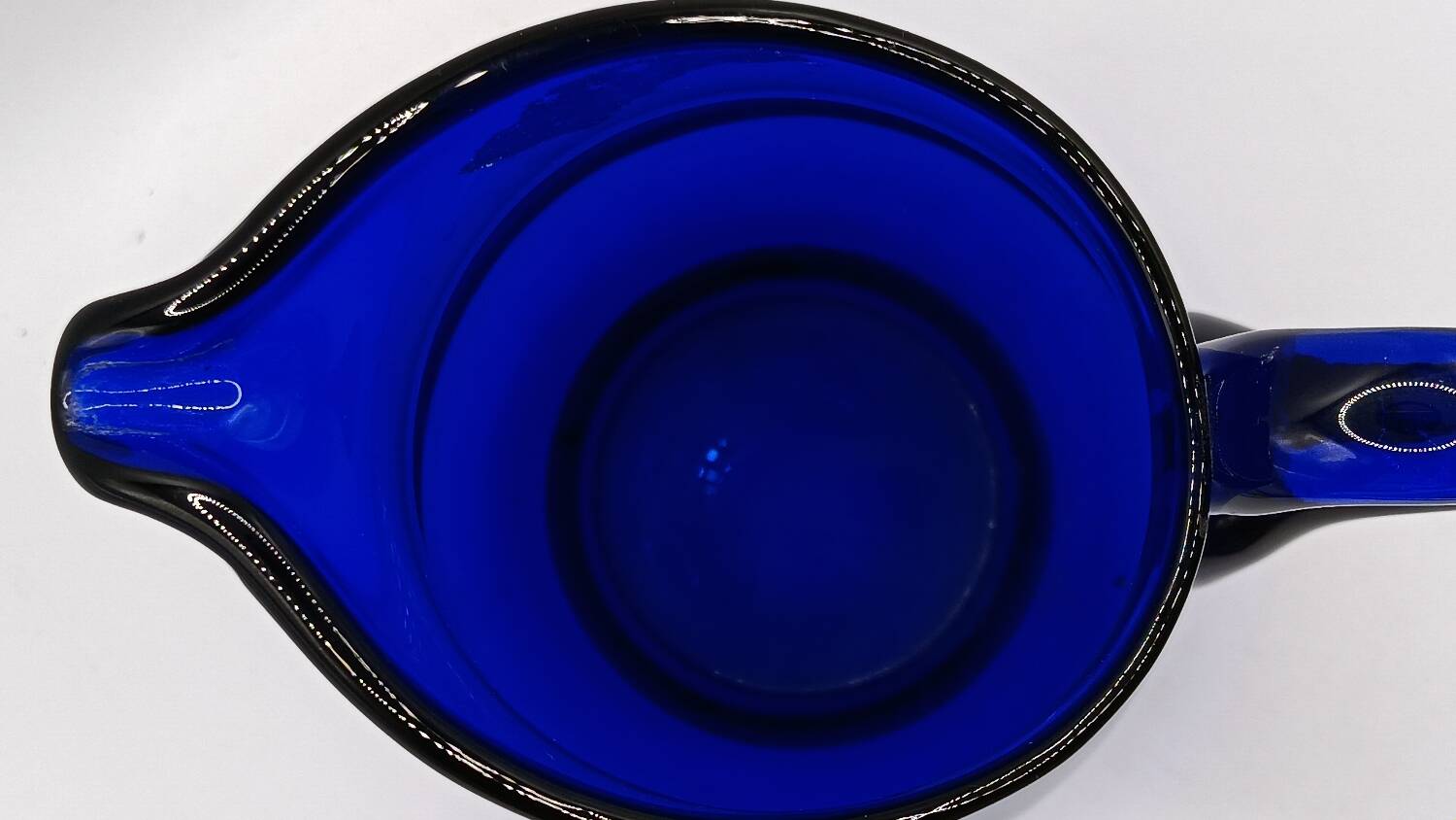 Holmegaard - Pichet / vase en verre Bleu de Bristol de Per Lutken