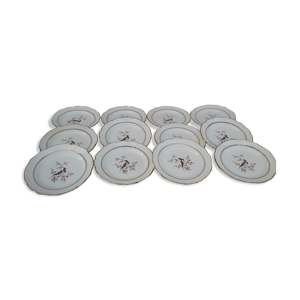 set de 12 assiettes plates