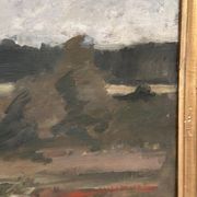 Huile sur toile originale suédoise – "Paysage" par Tornqvist – Signée – Datée 1932 – Encadrée