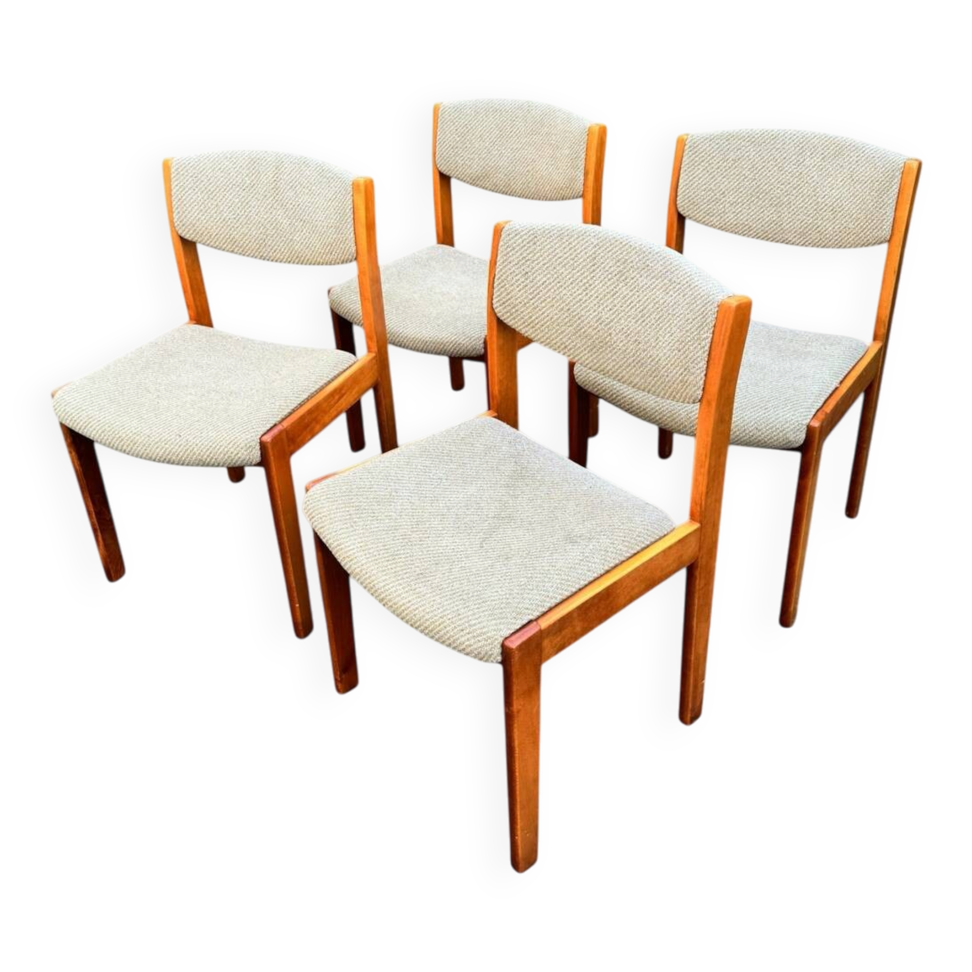 Set of 4 vintage Scandinavian style chairs – Baumann / Maison Regain