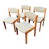 Set of 4 vintage Scandinavian style chairs – Baumann / Maison Regain