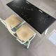 Vintage school desk for 2, fully renovated – Slate top