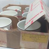 Lot 6 chocolate cups Villeroy and Boch Palermo cardboard