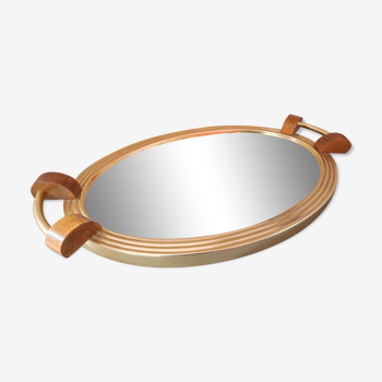 Plateau miroir moderniste style art déco