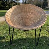 Pair of basket chairs