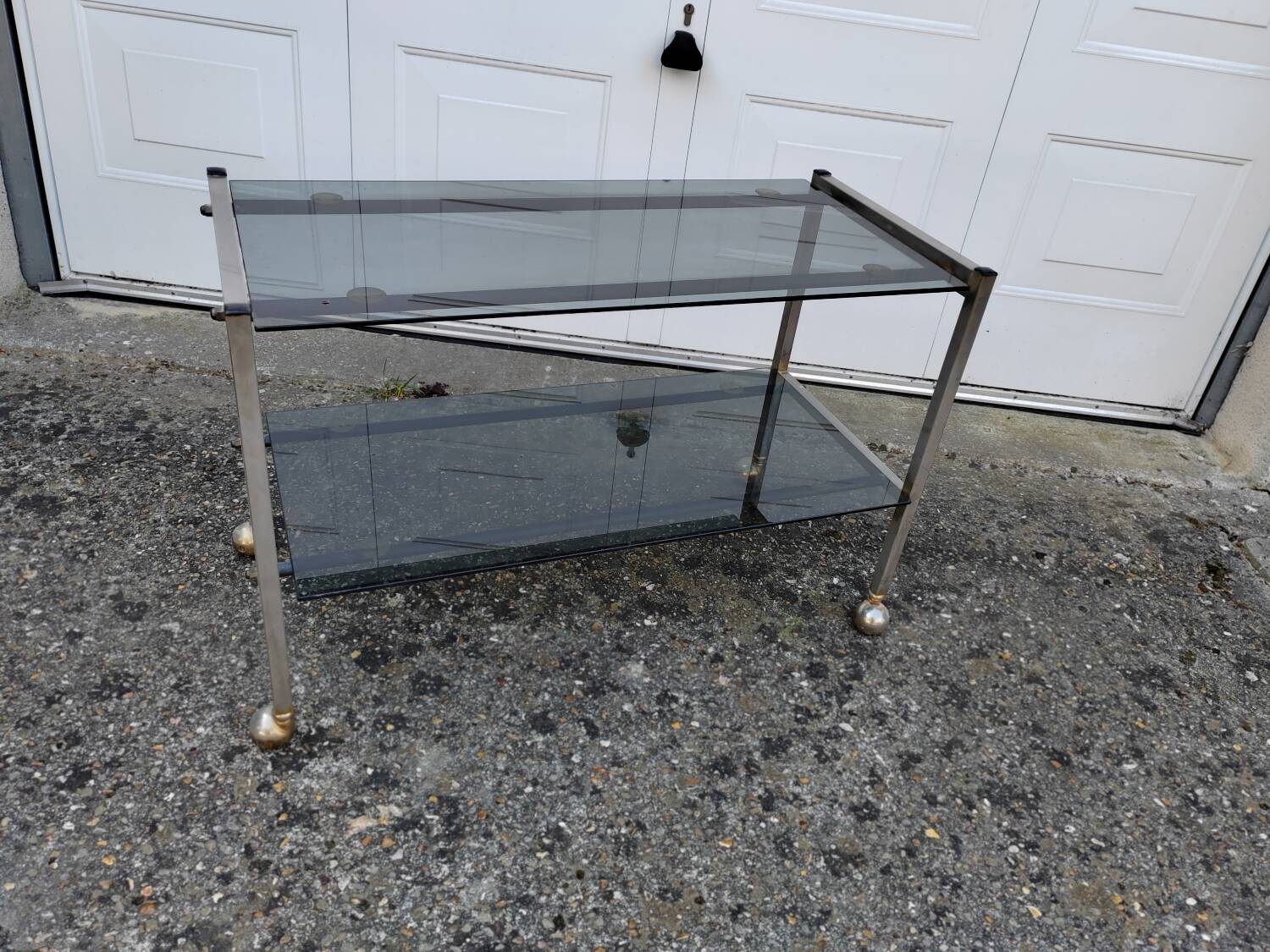 Desserte meuble TV vintage 70