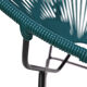 Fauteuil huatulco bleu océan