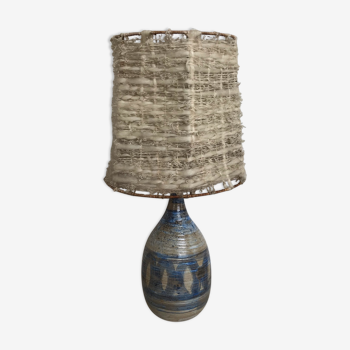 Lampe céramique et laine