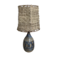 Ceramic lamp and wool
