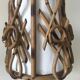 Vintage rattan lamp years 60