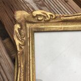 Golden photo frame