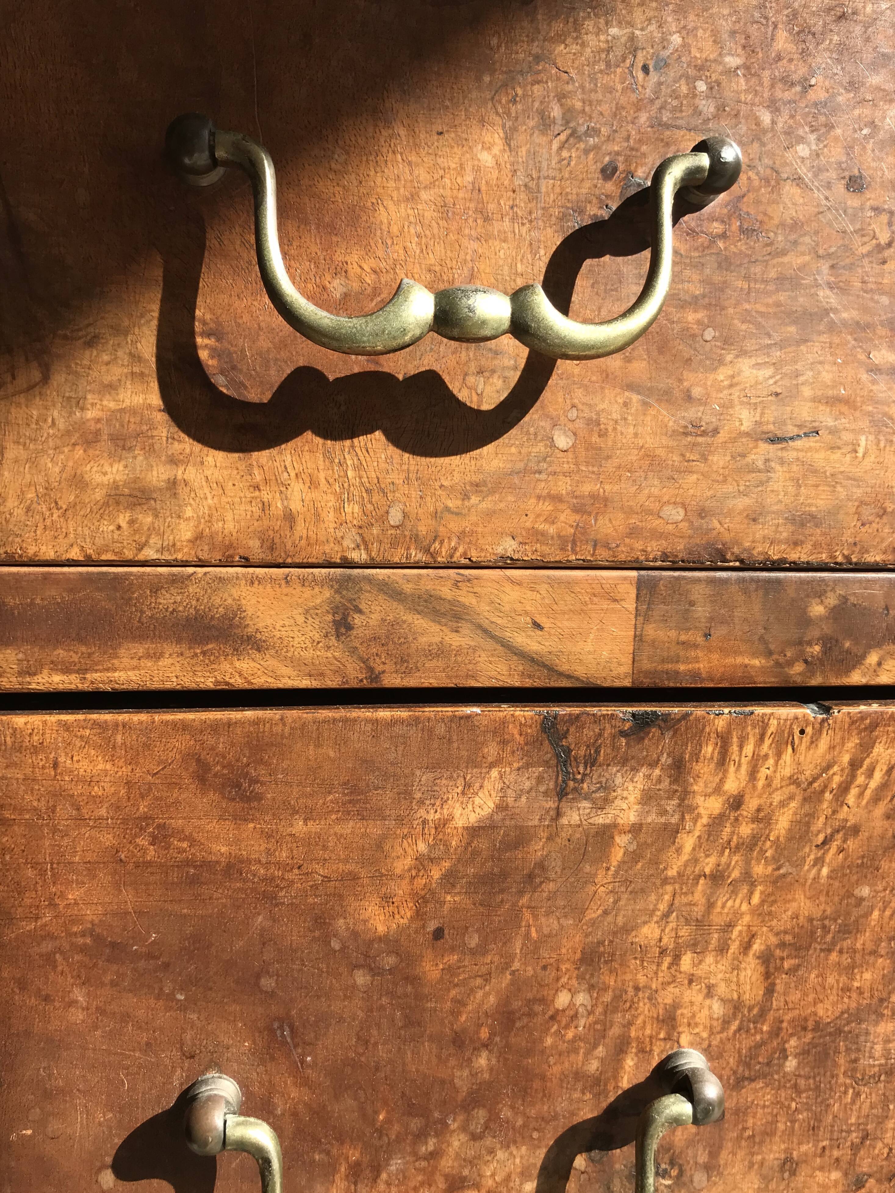Old country chest of drawers nineteenth century