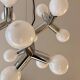 Space Age Atomic Chrome Chandelier by J.T. Kalmar, Germany, 1970
